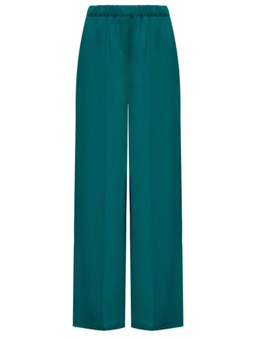 Брюки-палаццо Морская Гармония из бамбука и хлопка AMUR BY MARUSHIK