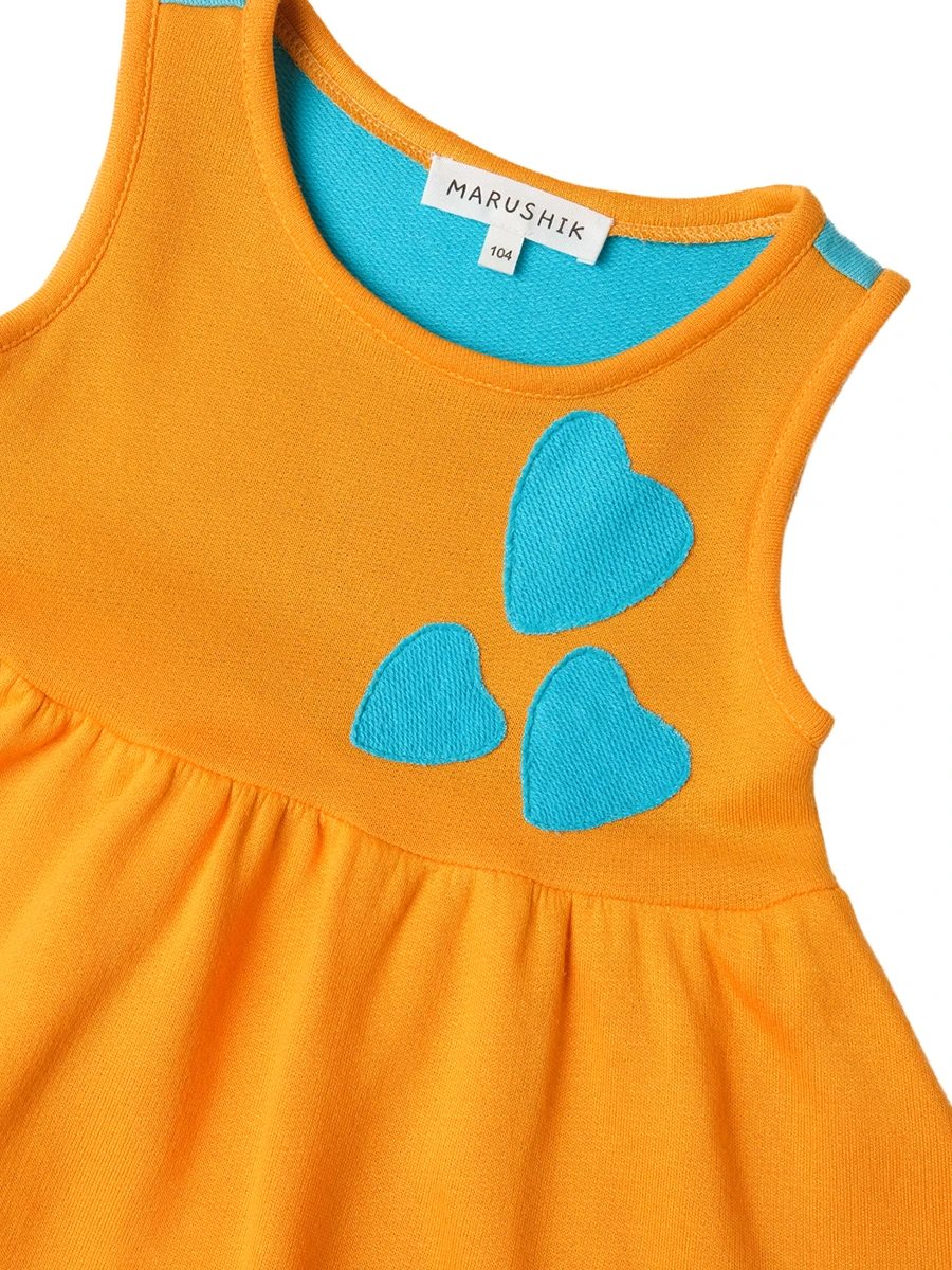 Сарафан Абрикосовое Сердце из бамбука и хлопка