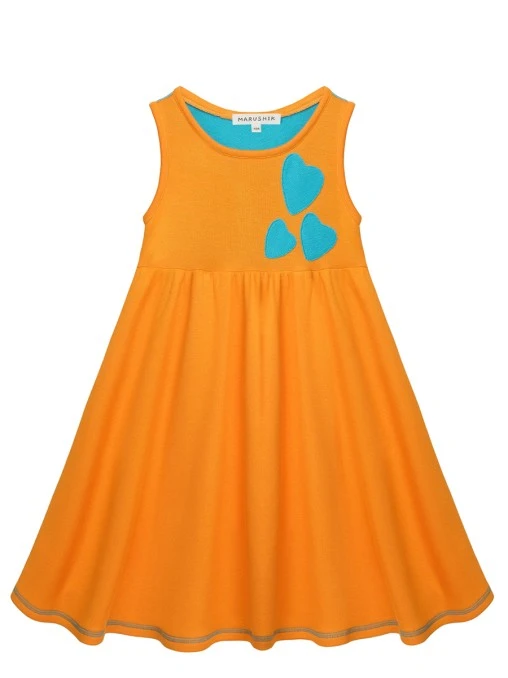 Сарафан Абрикосовое Сердце из бамбука и хлопка AMUR BY MARUSHIK