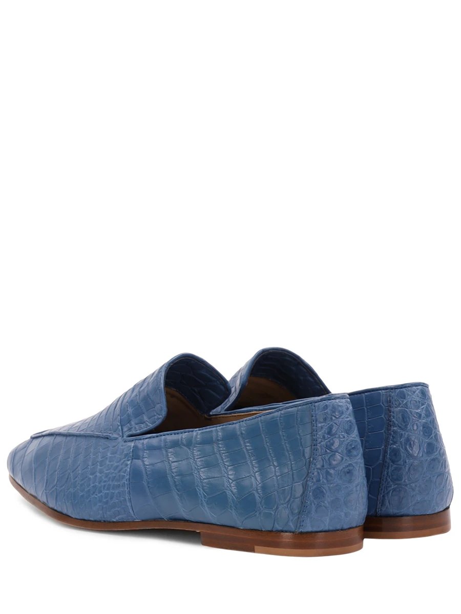 Лоферы из кожи крокодила