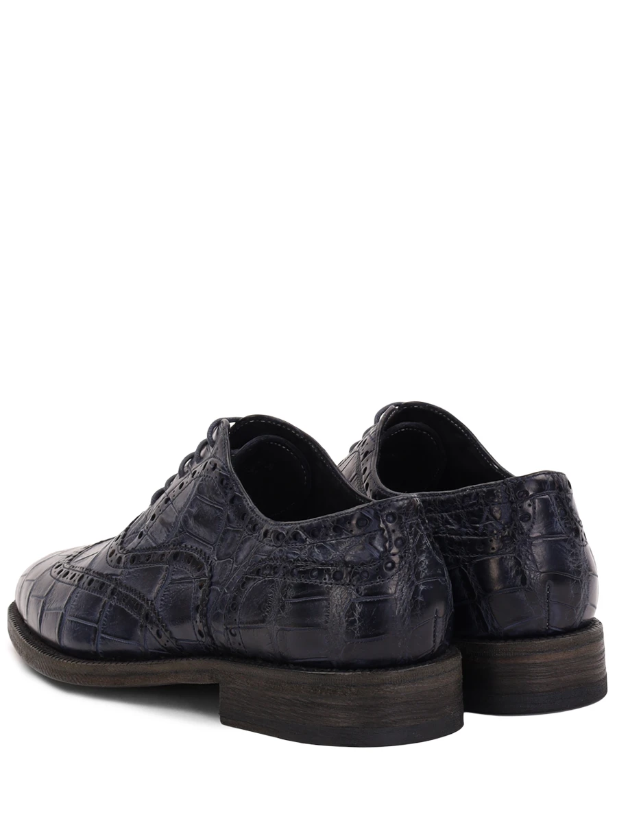 Оксфорды из кожи крокодила