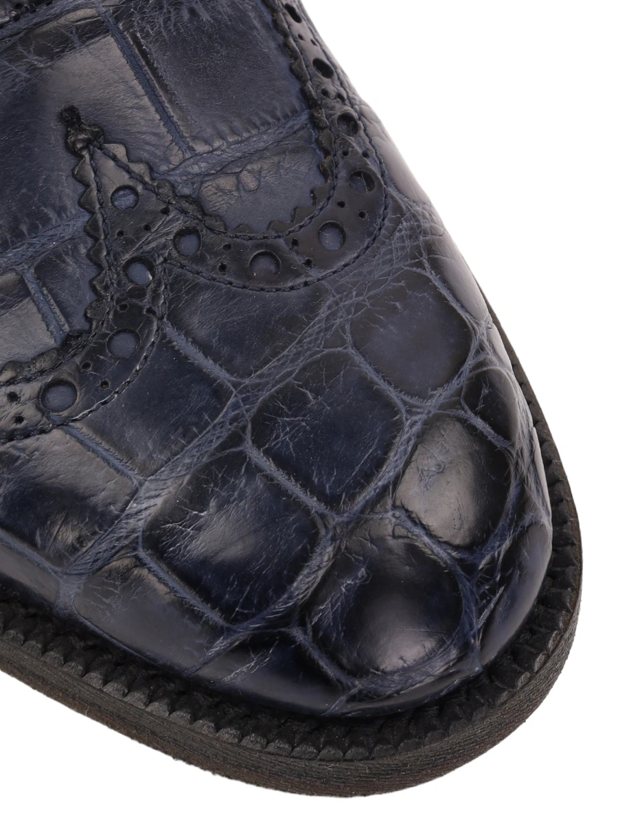 Оксфорды из кожи крокодила