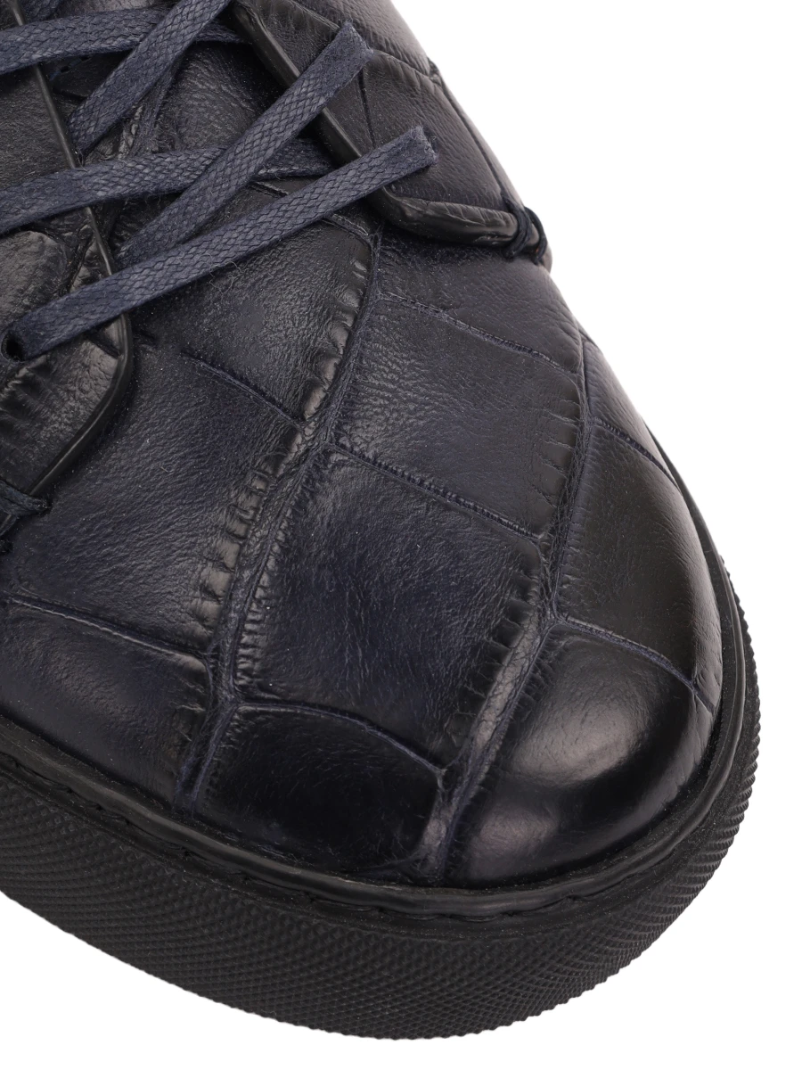 Кеды из кожи крокодила