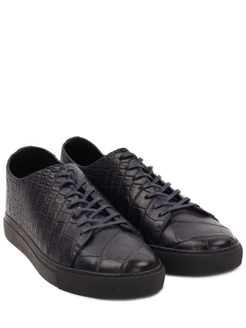 Кеды из кожи крокодила DAMI