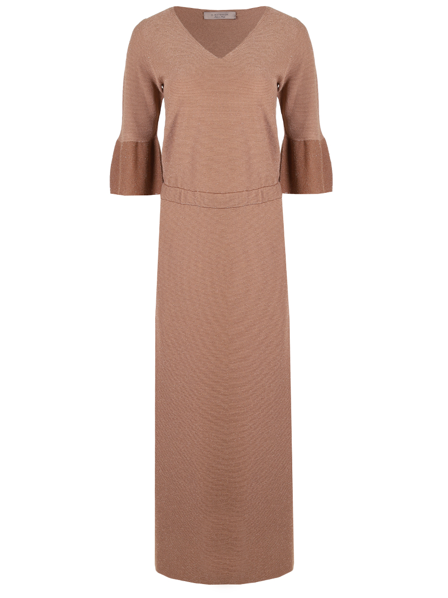 Платье однотонное