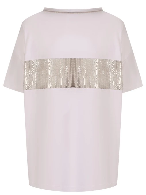Футболка с пайетками D.EXTERIOR