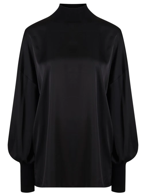 Блуза атласная D.EXTERIOR