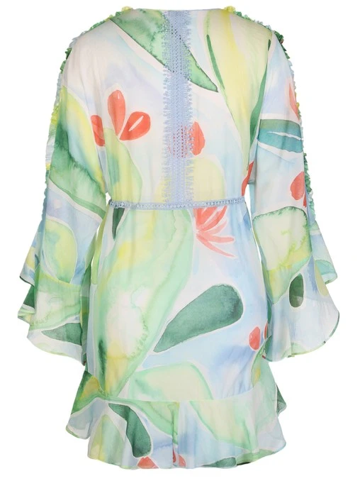 Туника хлопковая с принтом CHARO RUIZ