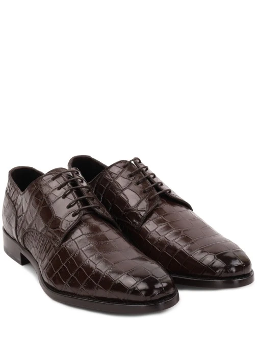 Дерби из кожи крокодила DAMI