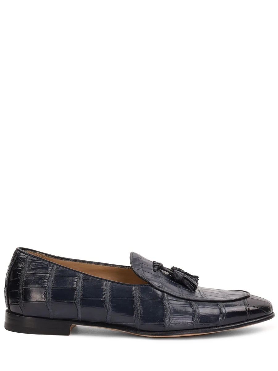 Лоферы из кожи крокодила