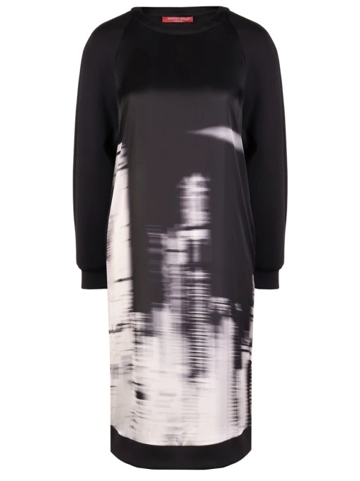 Платье Occitano комбинированное MARINA RINALDI