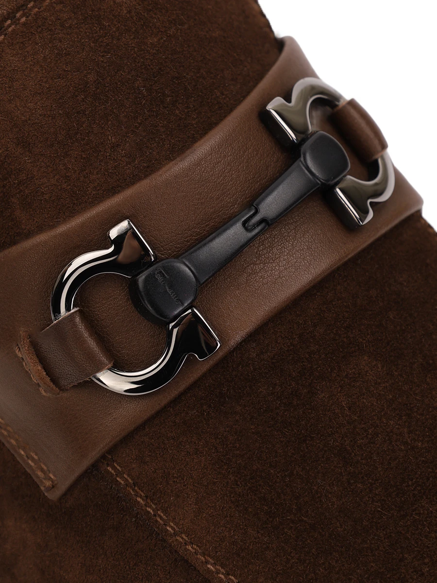 Лоферы Cremona замшевые