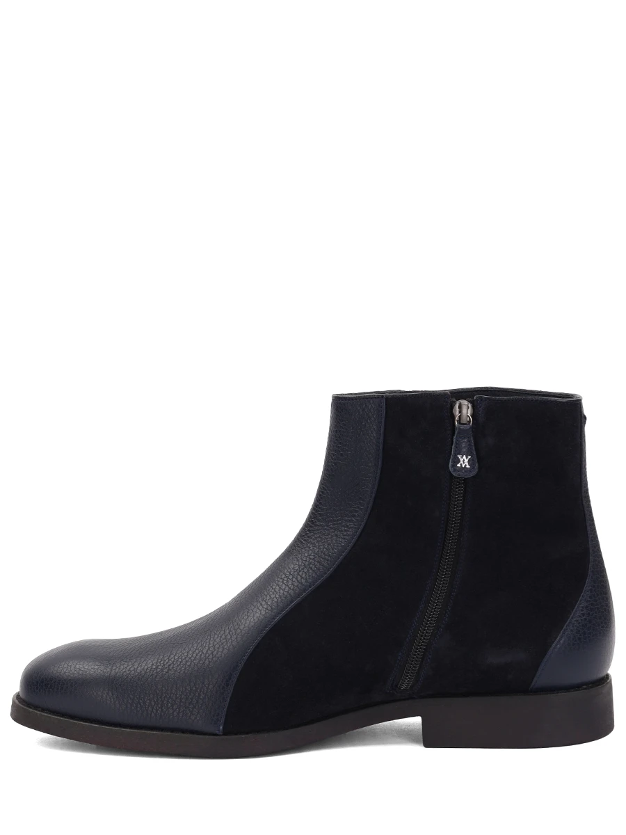 Ботинки из кожи и замши