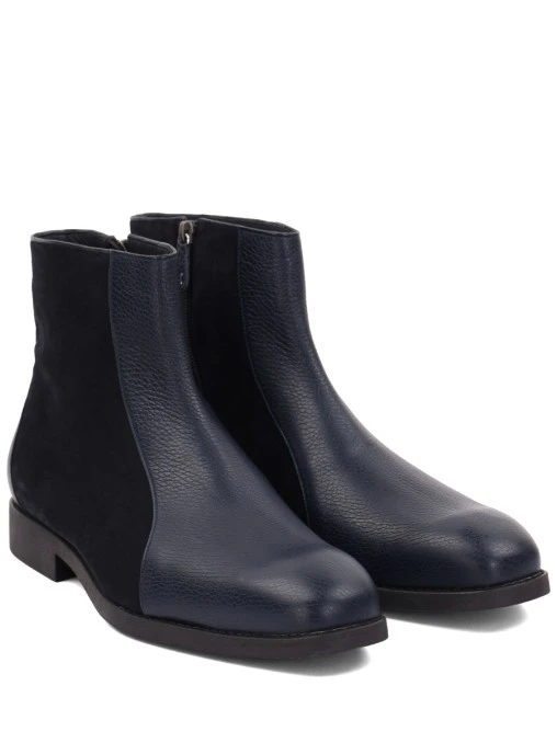 Ботинки из кожи и замши ARTIOLI