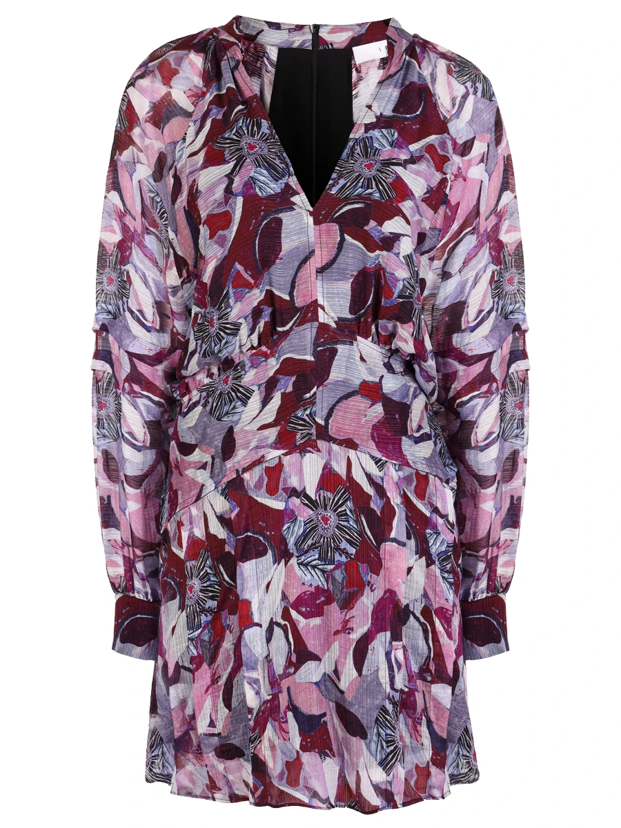 Платье из вискозы и шелка