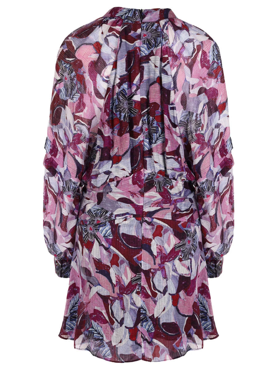 Платье из вискозы и шелка