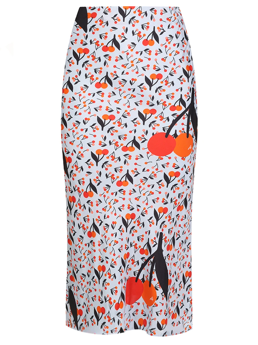 Юбка из вискозы и шелка