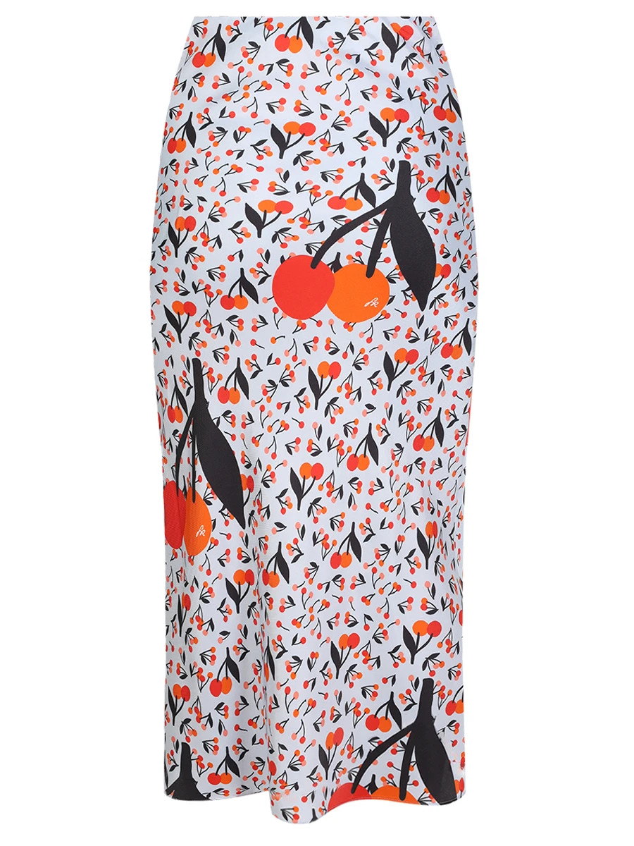 Юбка из вискозы и шелка