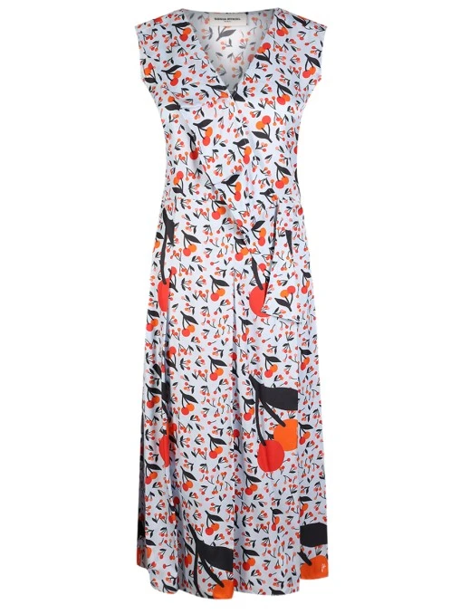 Платье из вискозы и шелка SONIA RYKIEL