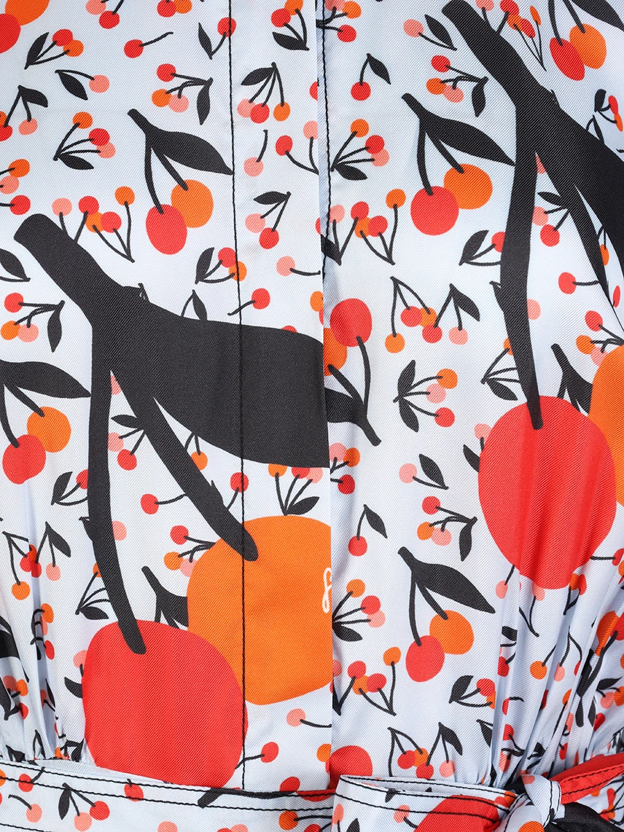 Платье из вискозы и шелка