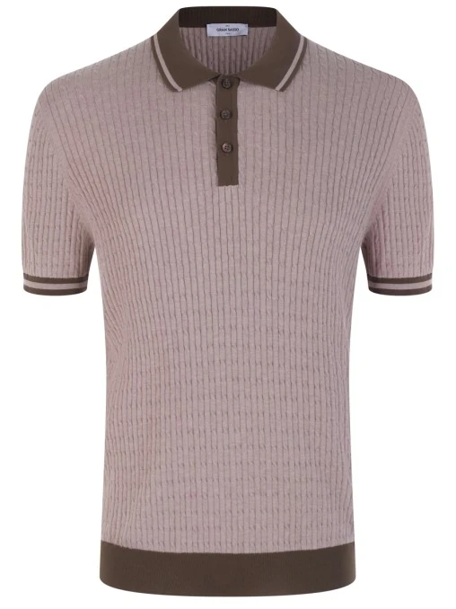 Поло хлопковое GRAN  SASSO