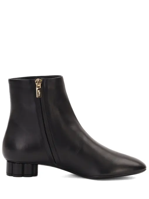 Ботильоны Molfetta кожаные S.FERRAGAMO