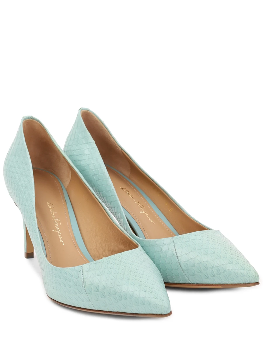 Туфли Alba из кожи змеи