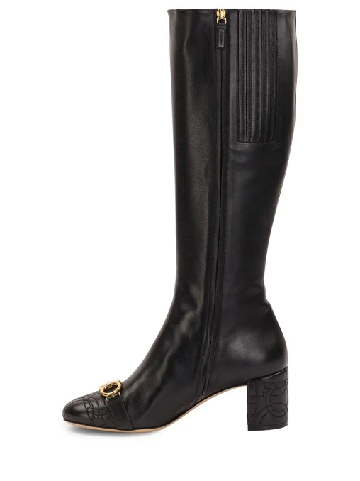 Сапоги Lilla QT кожаные S.FERRAGAMO