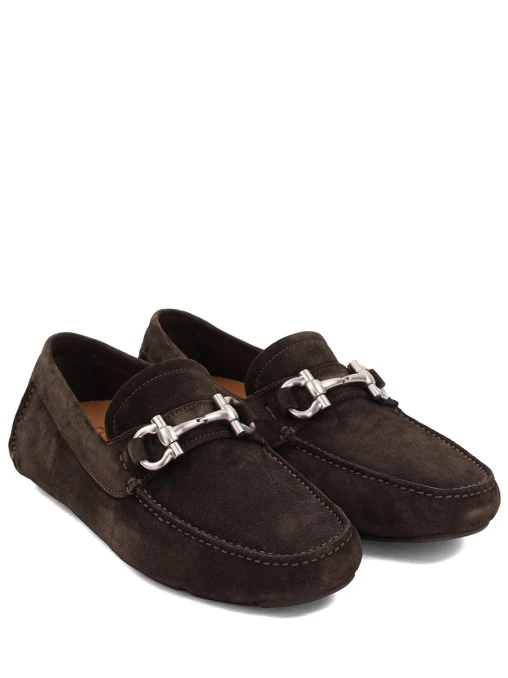 Мокасины замшевые S.FERRAGAMO