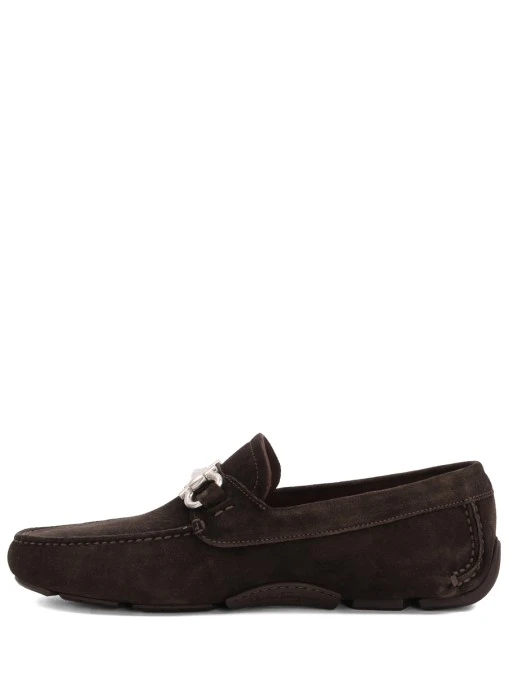 Мокасины замшевые S.FERRAGAMO
