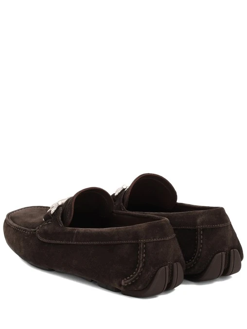 Мокасины замшевые S.FERRAGAMO