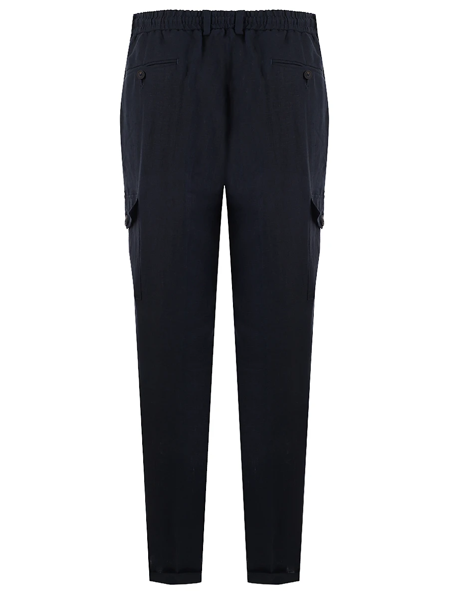 Брюки-карго льняные