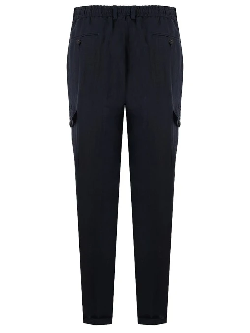 Брюки-карго льняные GRAN  SASSO