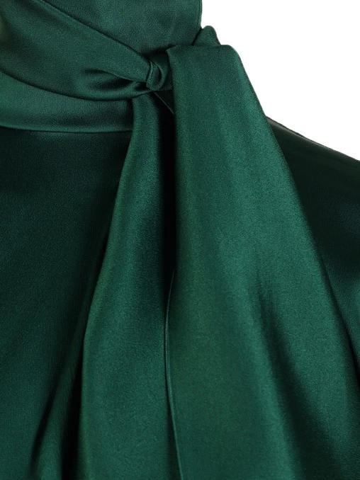 Блуза атласная ALBERTA FERRETTI