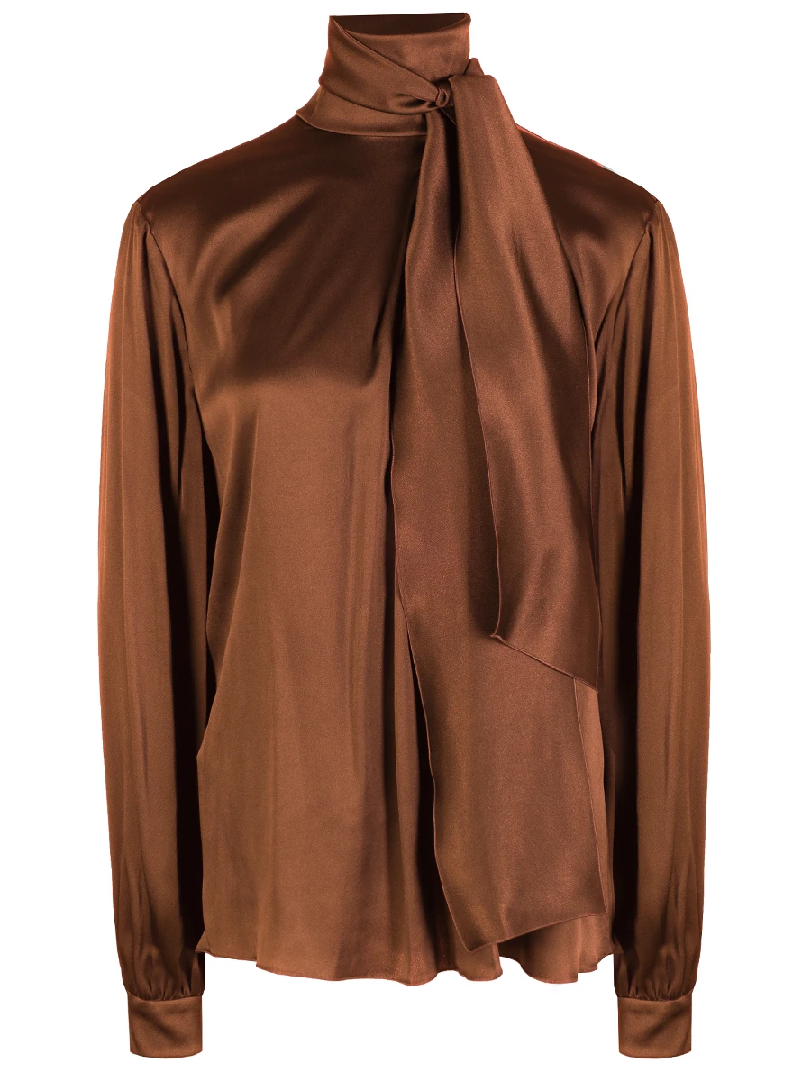 Блуза атласная