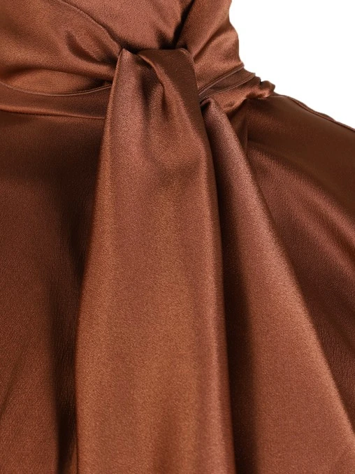 Блуза атласная ALBERTA FERRETTI