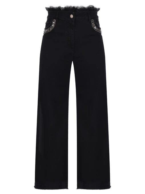 Джинсы хлопковые ALBERTA FERRETTI