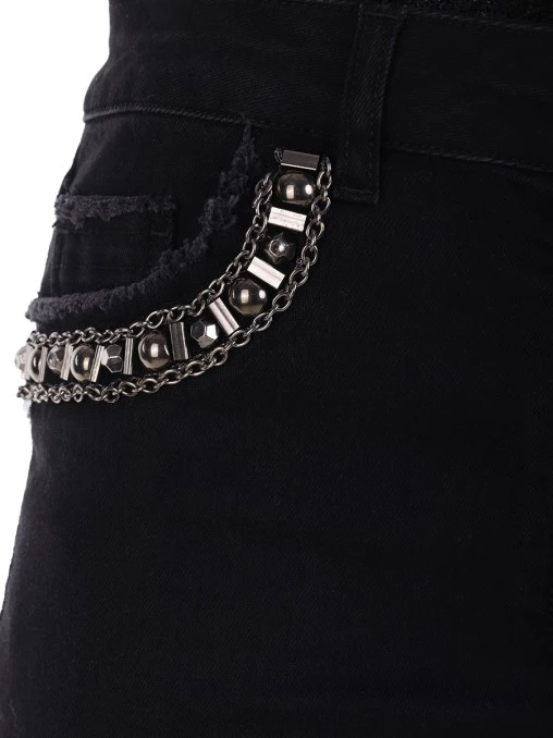 Джинсы хлопковые ALBERTA FERRETTI