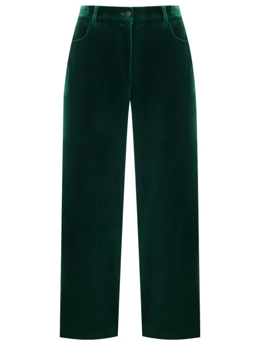 Брюки бархатные ALBERTA FERRETTI