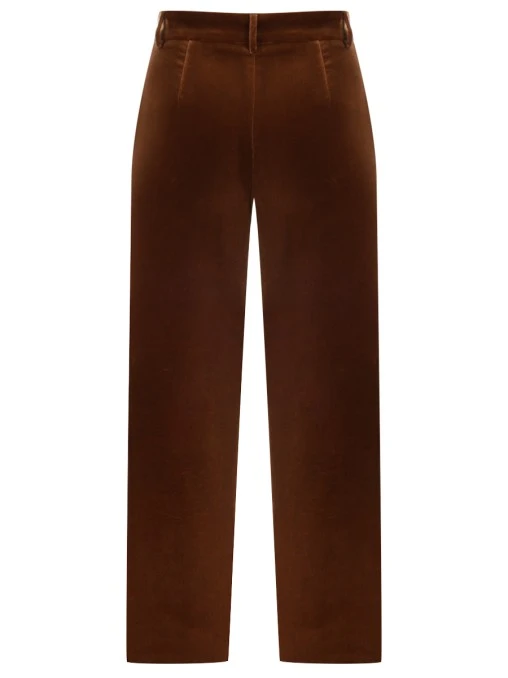 Брюки бархатные ALBERTA FERRETTI