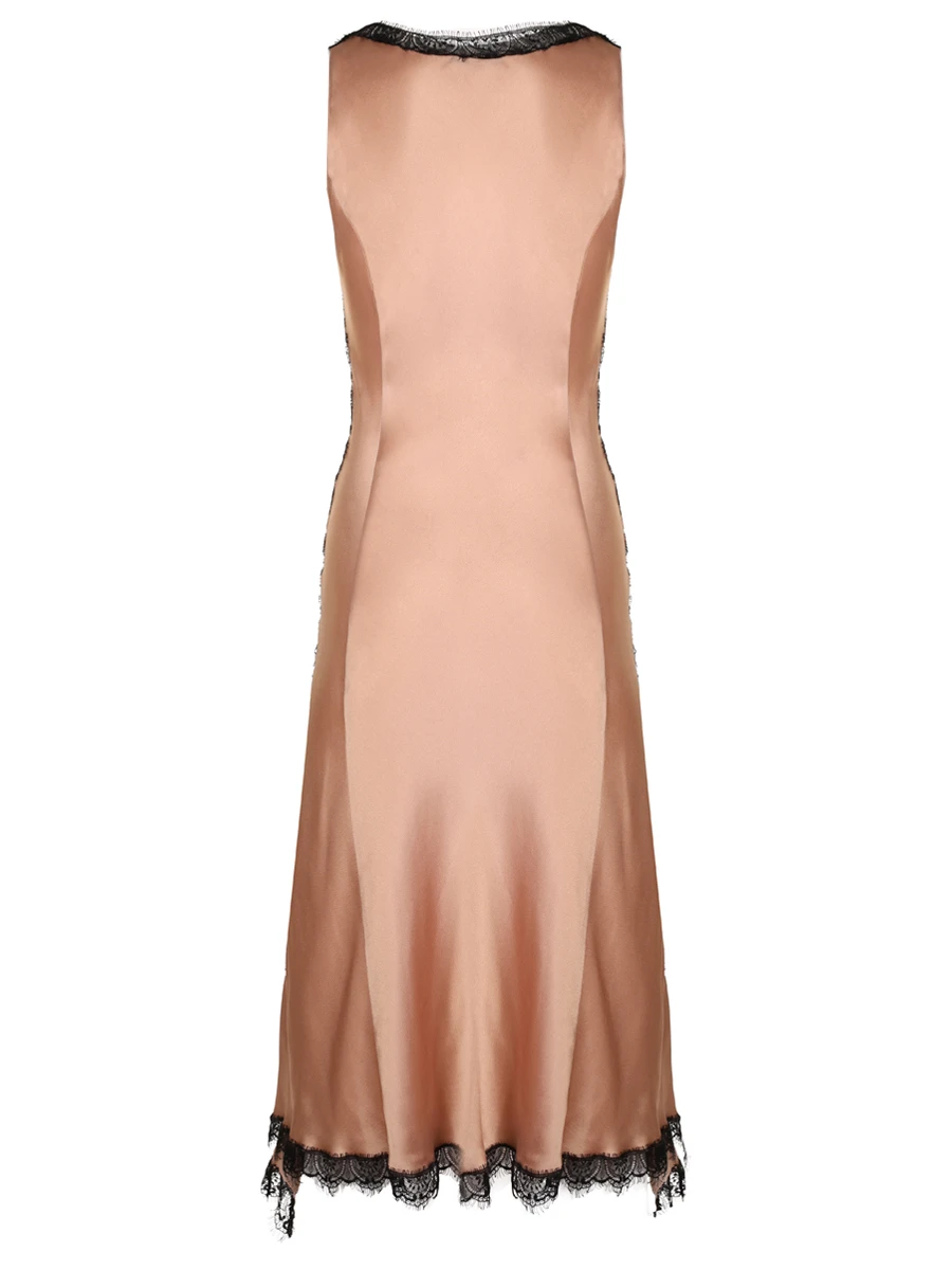 Платье атласное