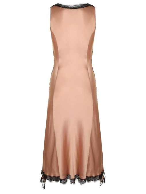 Платье атласное ALBERTA FERRETTI