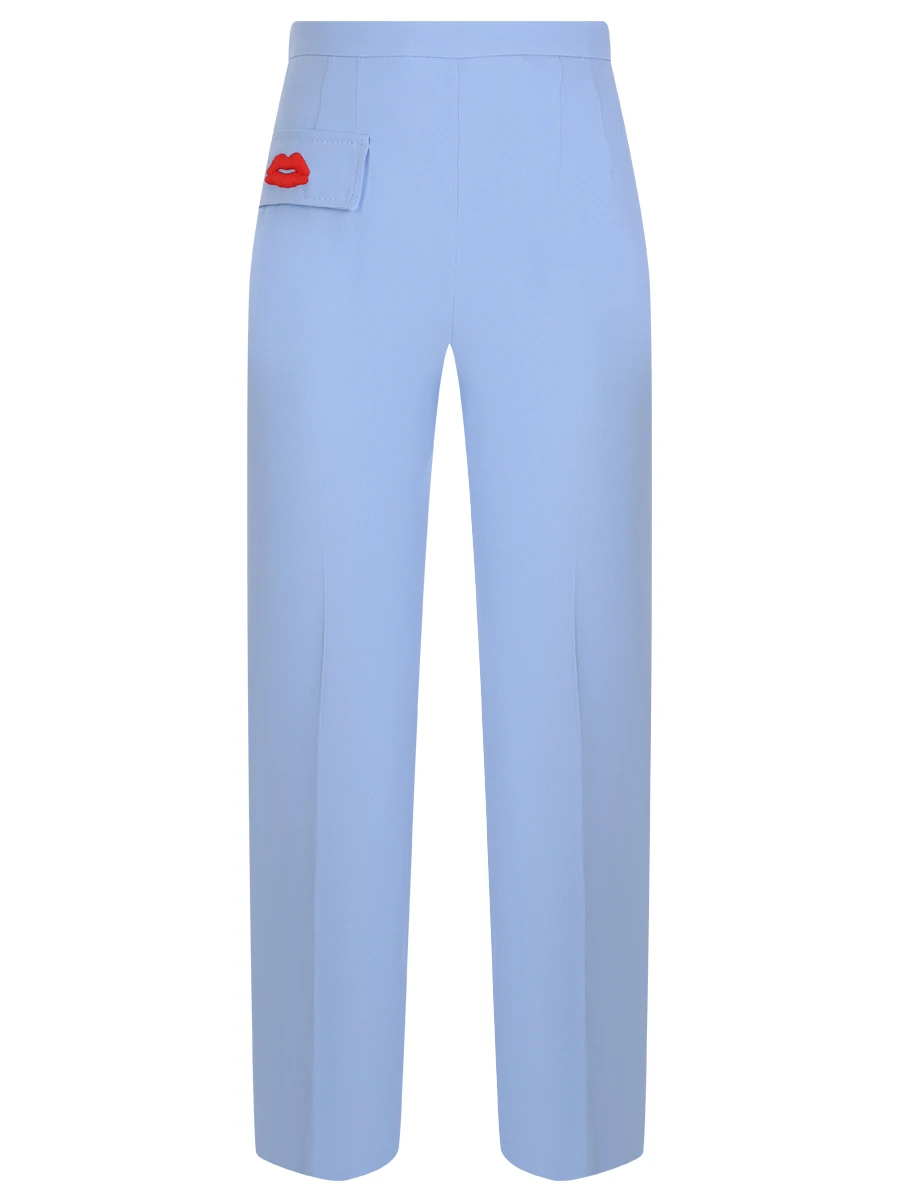 Брюки однотонные