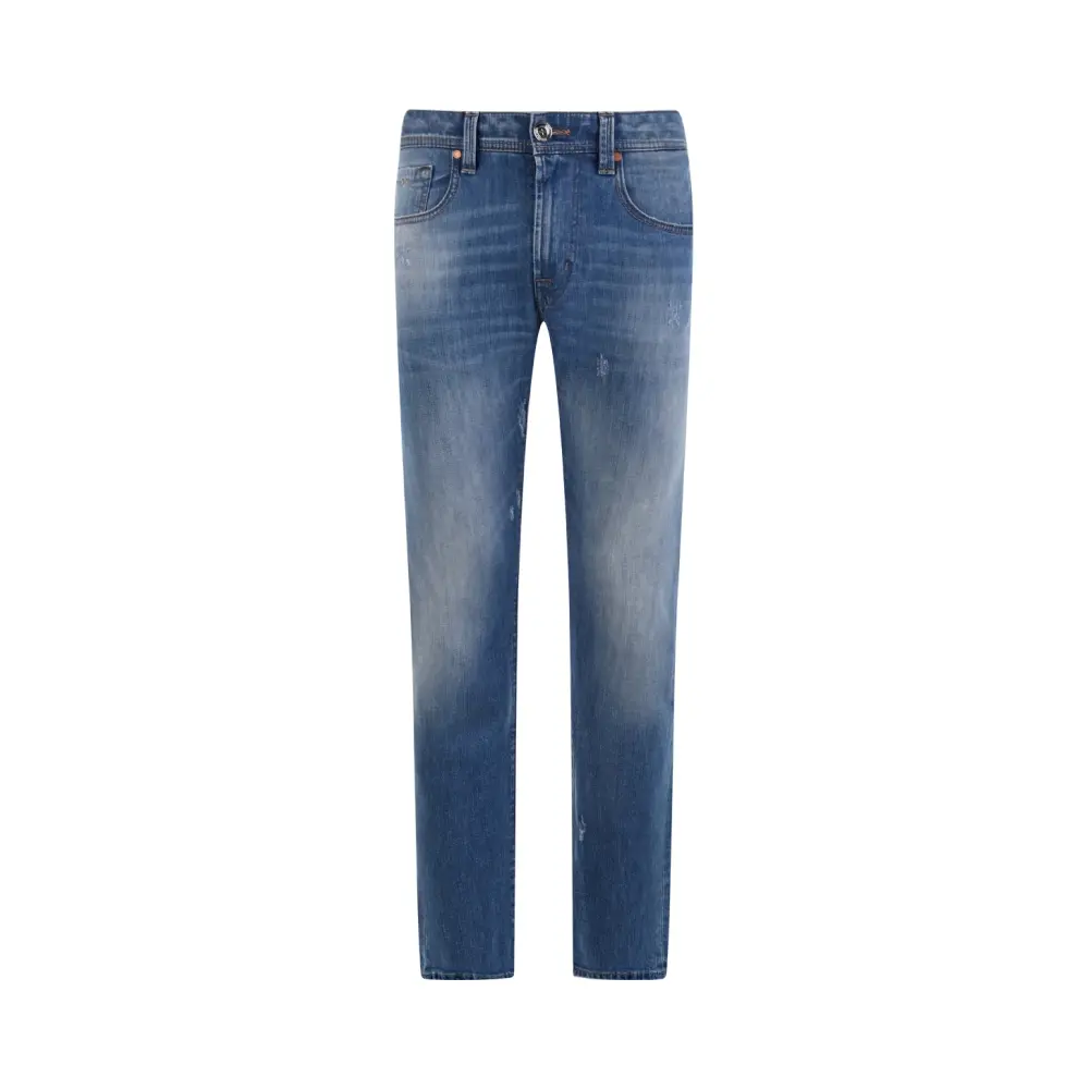 Джинсы Slim Fit хлопковые