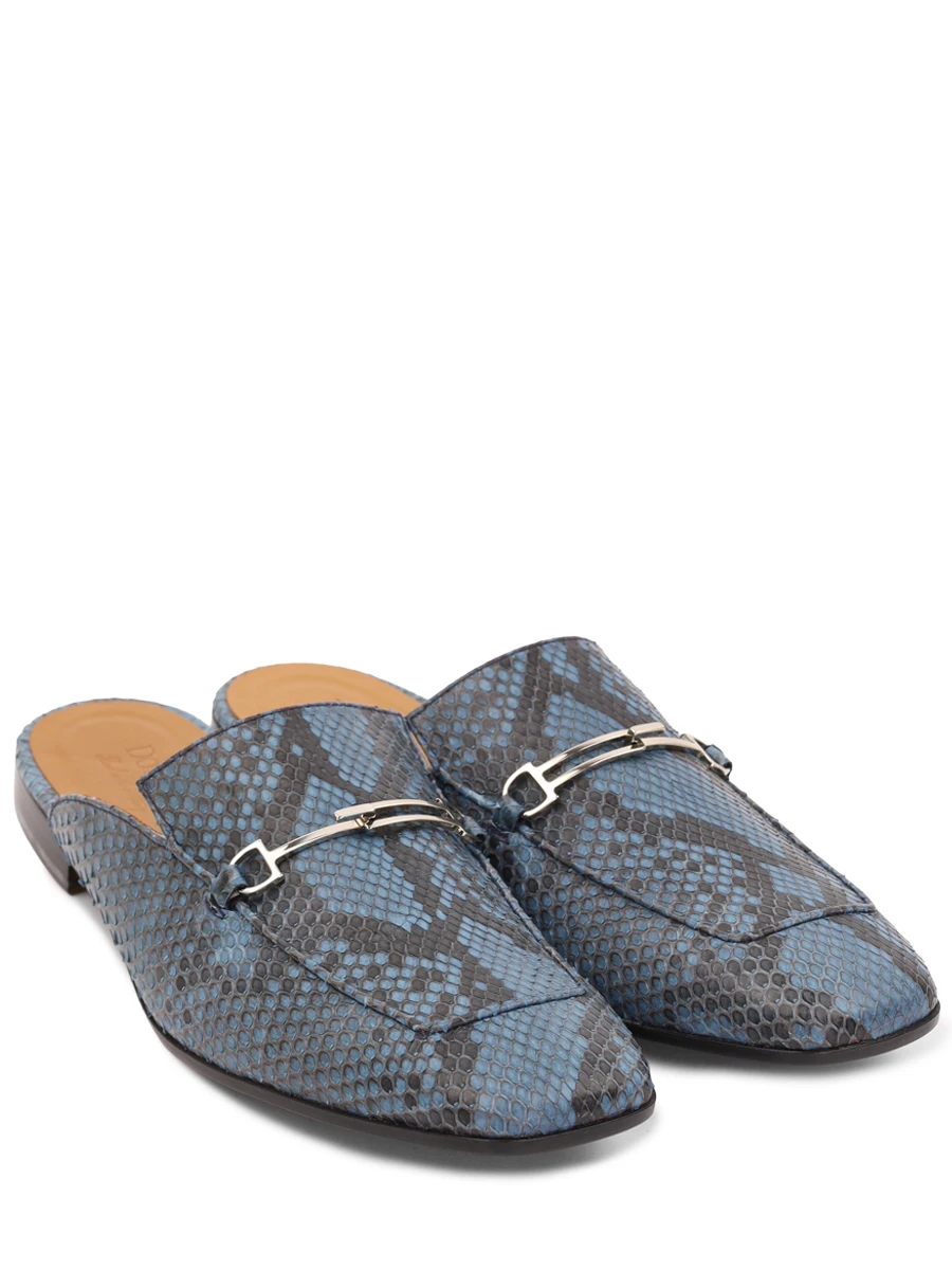 Сабо из кожи питона