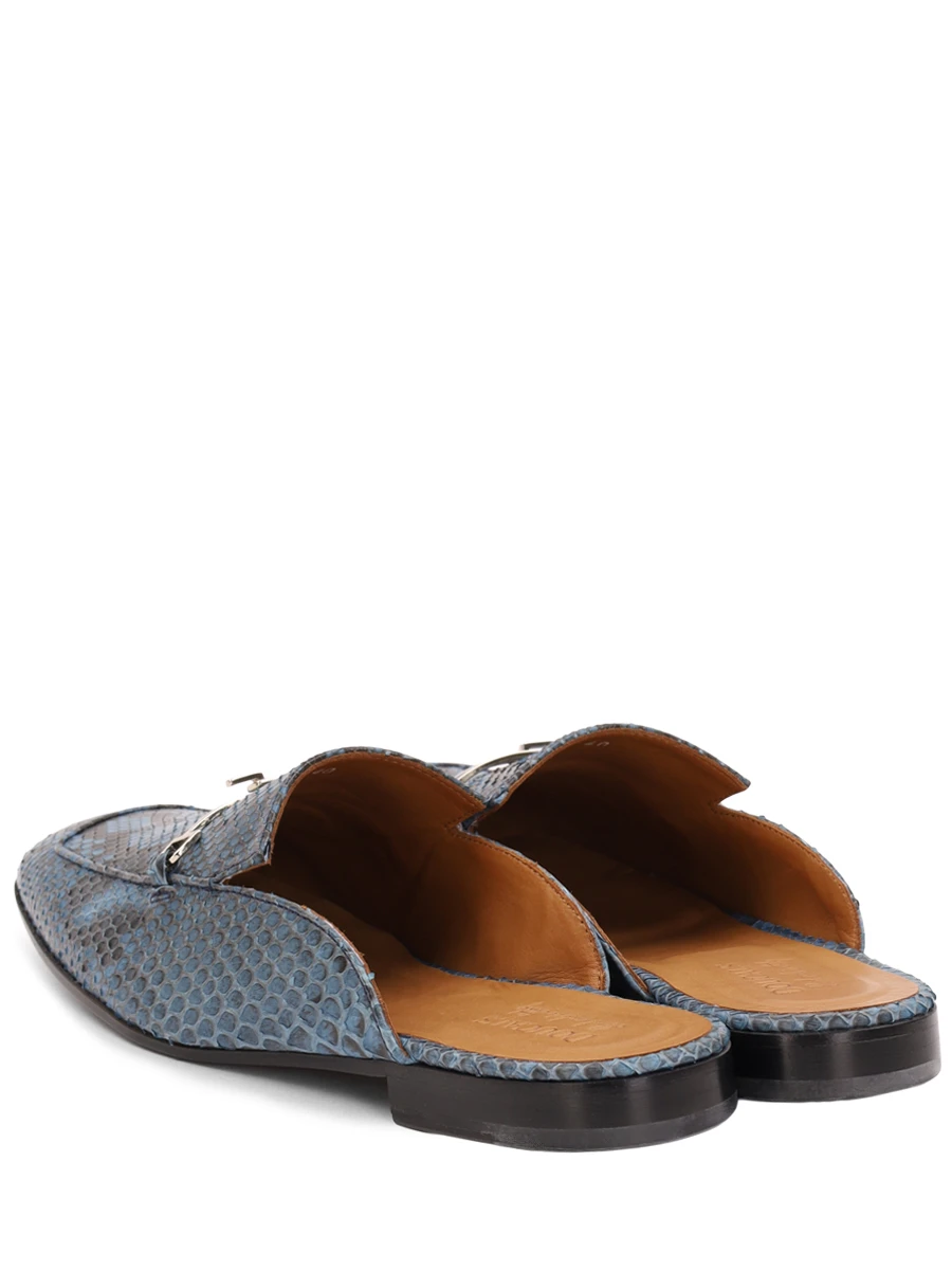 Сабо из кожи питона