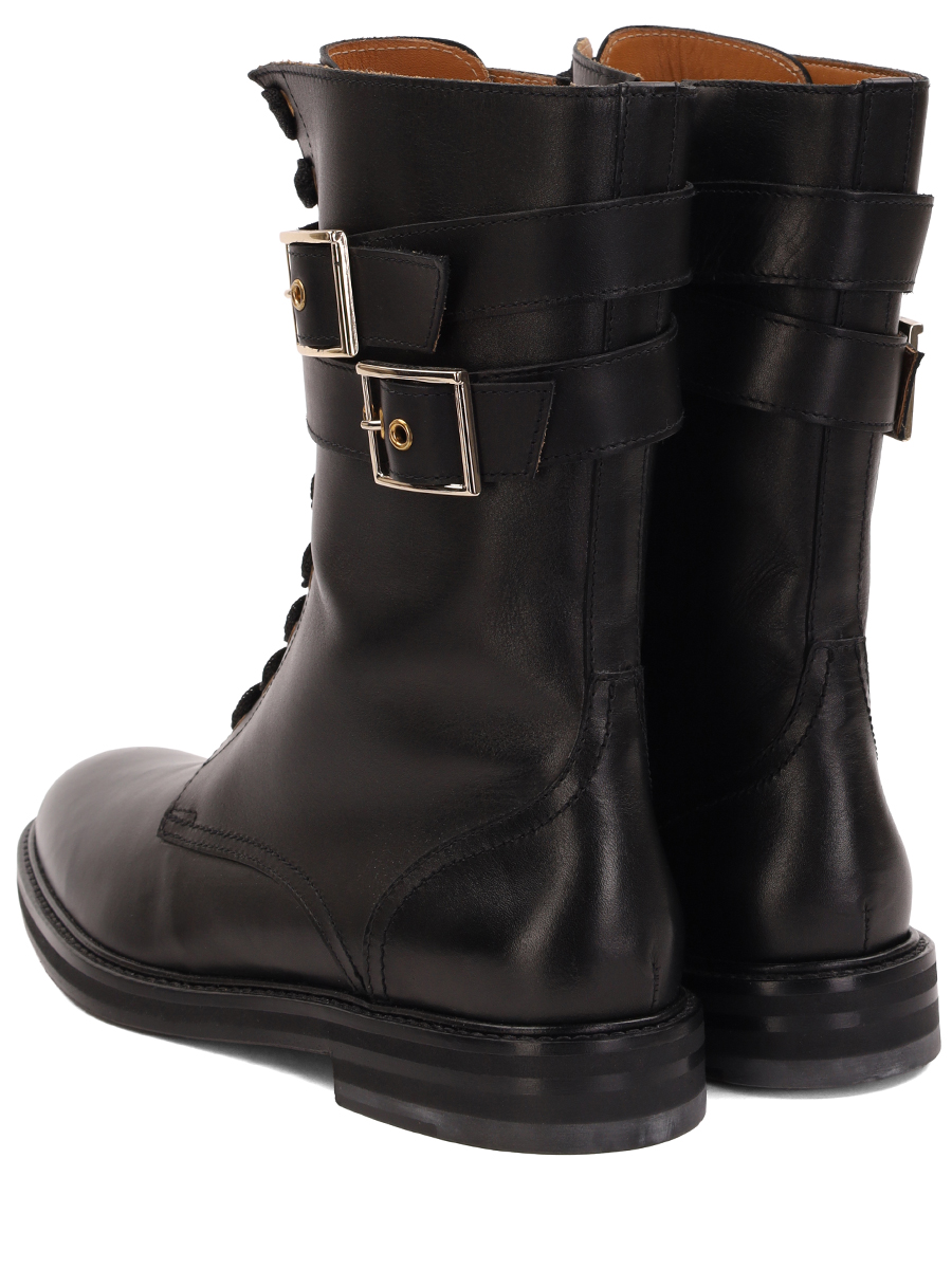 Ботинки кожаные