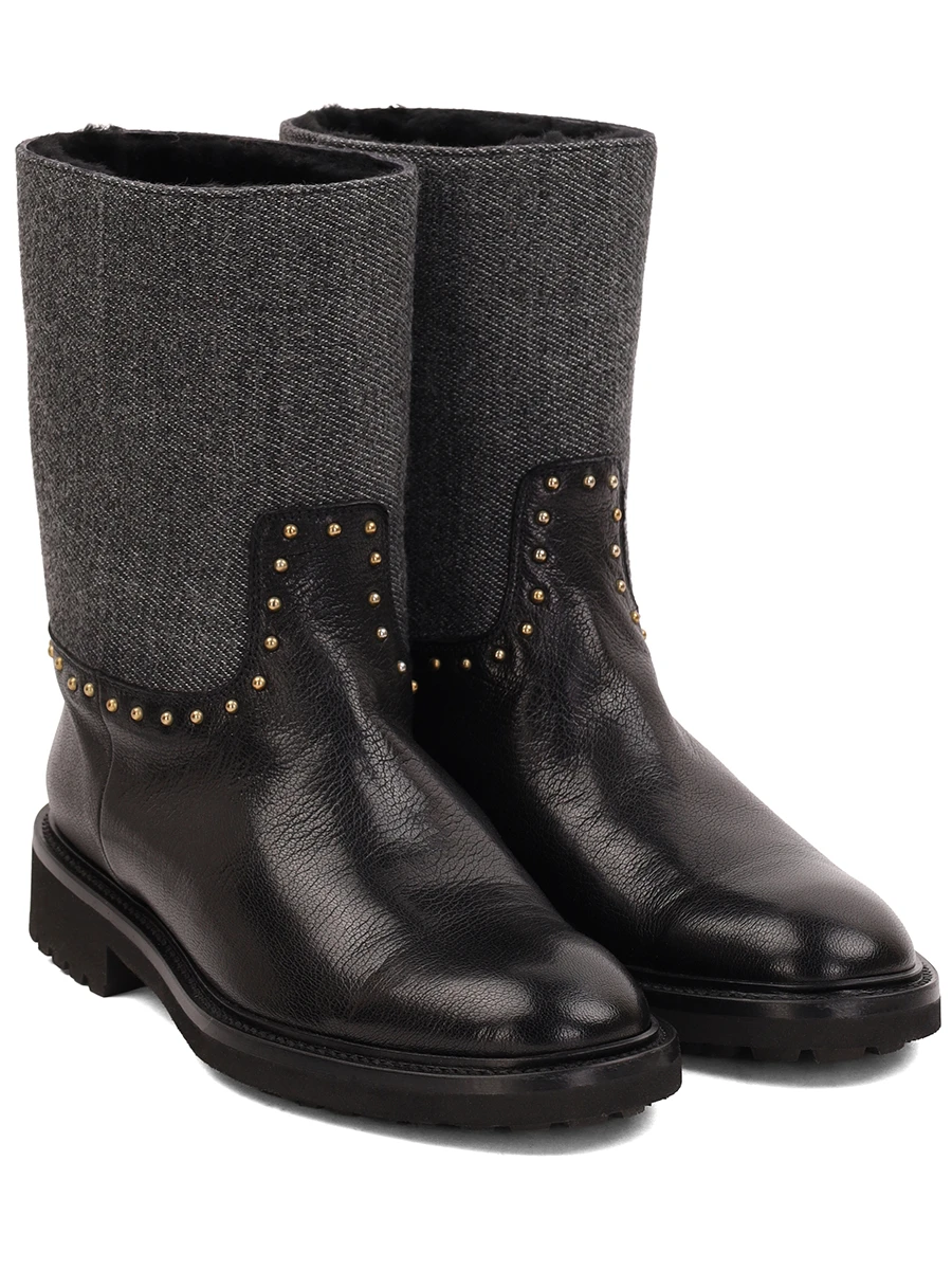 Сапоги комбинированные на меху