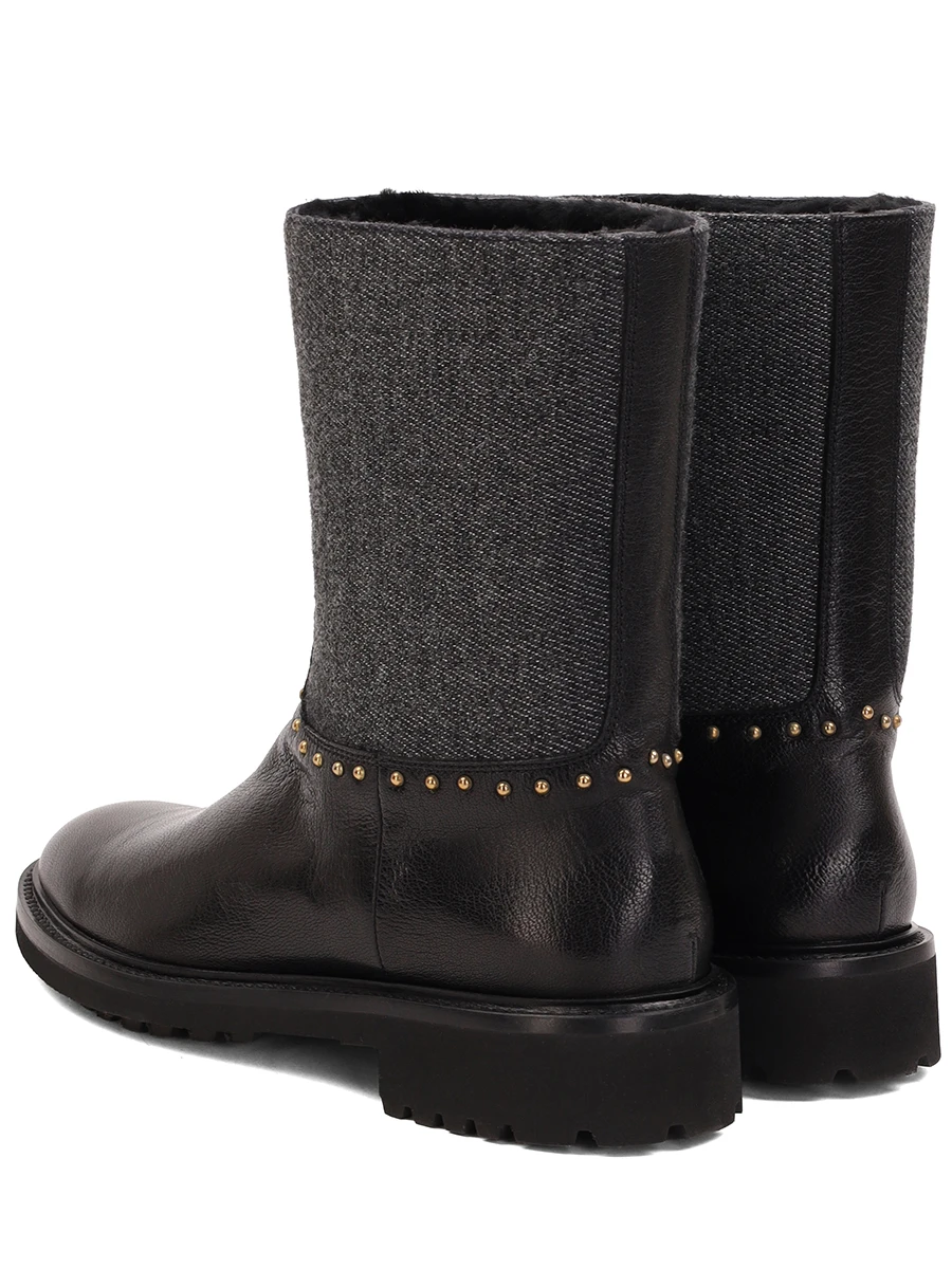 Сапоги комбинированные на меху