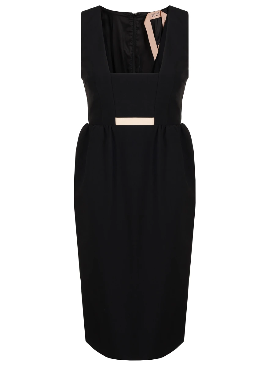 Платье однотонное